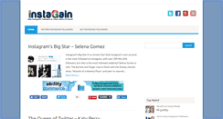 Desktop Screenshot of instagain.net
