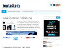 Tablet Screenshot of instagain.net